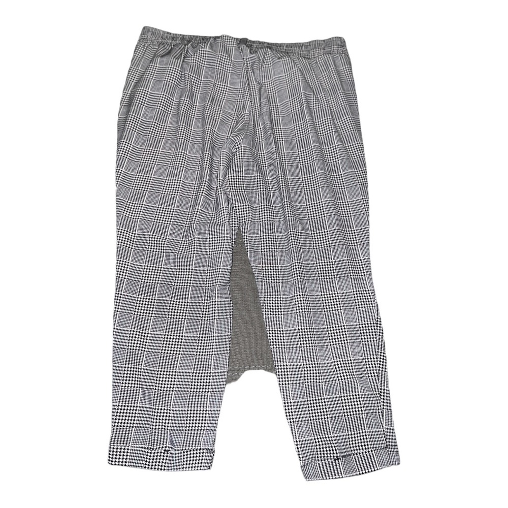 Torrid Black and White Plaid Pants
